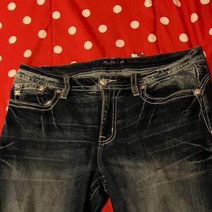 Miss Me Dark Wash Boot Cut Jeans